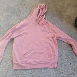 Mauve pink hoodie